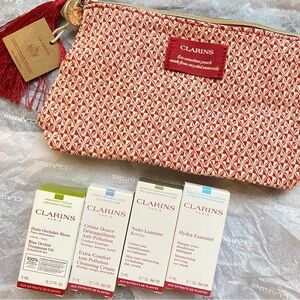 Clarins Luxe Skincare Bundle (Includes Eco-Conscious Pouch)